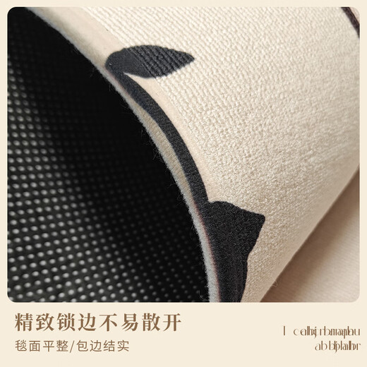 YISHANG Alfombra Redonda Estera de protección del Piso Dormitorio de Estudio Alfombra de Piso silenciosa Antideslizante Estera de Arrastre para niños Silla giratoria Estera de Silla de Juego