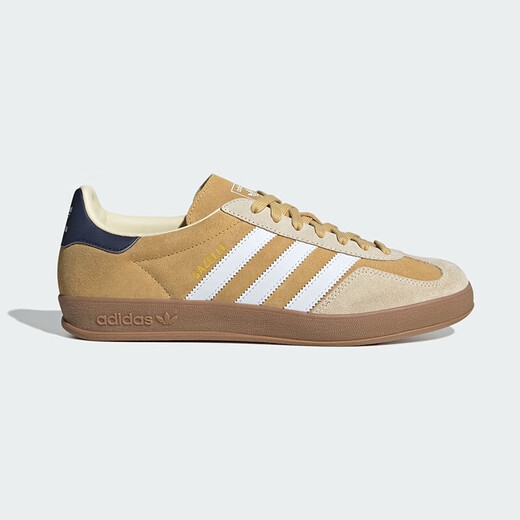 Adidas (adidas) Clover Casual Chores Chaussures pour hommes 2025 Été Nouveau amorti de chaussures de sport antidérapantes Gazelle Deshu chaussures JI3523 Couleur d'avoine 40