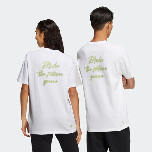【9成新】阿迪达斯 ADIDAS NEO 男子 运动休闲系列 M SW SLOGAN TEE 运动 短袖上衣HC9740 L码