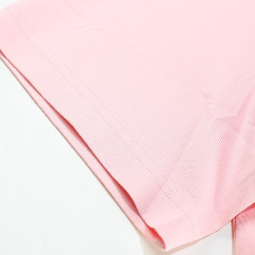 VJC 2025 Frühlings- und Sommer-Mode-Mode-Mode täglich Luxus-Luxus-Luxus-T-Shirt mit kurzem Ärmel Rundem Hals Vielseitiger Top B24BA1048 Pink Regular XL /52