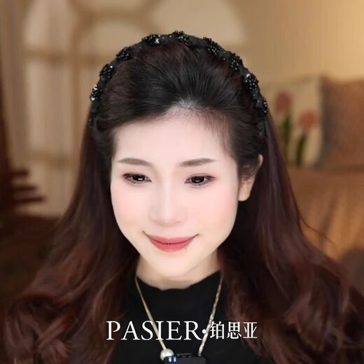 Bosiya Practical Gift Paris Princess Headband Women's New Style Outing Light Luxury Hairpin Temperament Small Fragrance Headband Hair Accessory Star Gift Box