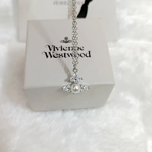 Vivienne Westwood (Vivienne Westwood) Queen Mother Necklace for Women Authentic FEODORA Pearl Necklace for Girlfriend Birthday Gift for Women