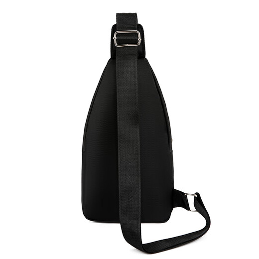 
Mu Xiaobai tool bag man capacity business electrician crossbody bag oblique black shoulder canvas bag men old backpack chest bag 9905 small board black