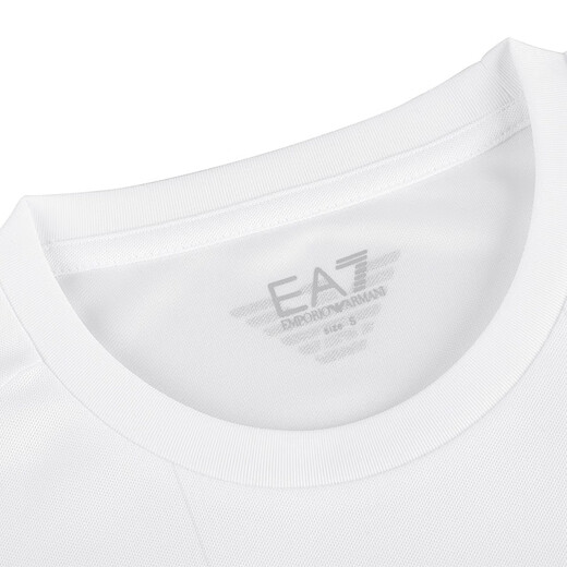 Emporio Armani Summer New Sports Trend Light Luxury Casual Herren-kurzärmeliges T-Shirt 7M000044 AF13754 White M