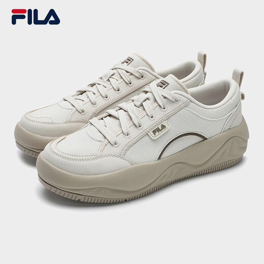 
FILA official men's shoes COOKIES retro canvas shoes 2025 summer new cookie shoes fashion casual shoes birch brown-BI 40