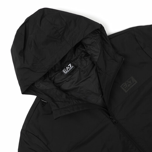 ARMANI/Armani EA7 Men's Fashion Casual Hooded Jacket 7M000155 AF13549 Black UC001 L