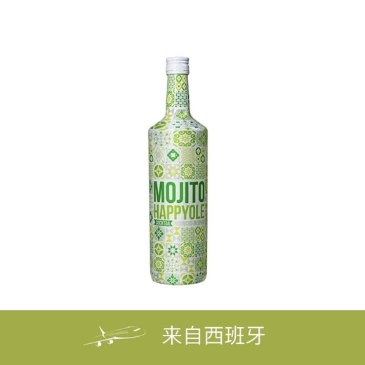 赤耳会员 快乐欧雷(Happyole) 西班牙进口 莫吉托鸡尾酒配制酒1L * 1000mL 1瓶
