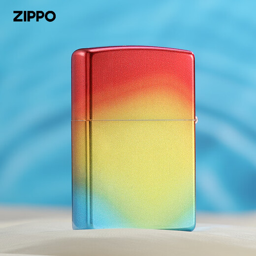 ZIPPO打火机 店秋水含睛送男友礼物外壳煤油防风刻字 幻蓝-秋水含睛-单机版  DY9903CY