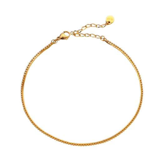 WOUG gold store model double layer snake bone anklet for women 2024 new trendy gold sexy ankle chain ins sense double layer snake bone anklet 20+5cm