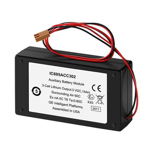 Brandneue Original -Fanuc -Fanuc CNC -Werkzeugmaschine Batterie IC695ACC302 3V Lithium Batterie 15AH Modul IC695ACC302 [Einzelverpackung]