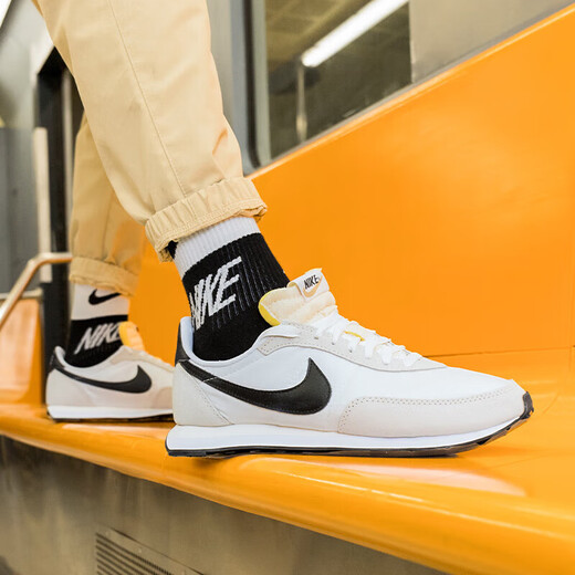 
Nike (NIKE) men's shoes 2025 summer new retro trend lightweight waffle shoes student low top casual shoes running DH1349-100 yuan ancestral gray 44