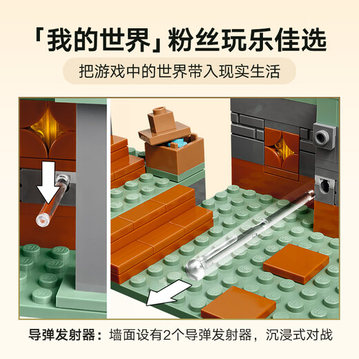 乐高（LEGO）积木拼装我的世界21271 试炼密室男孩女孩儿童玩具生日礼物