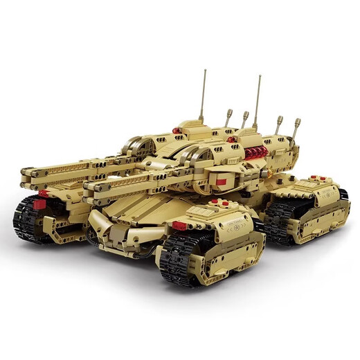 LEGO 2025 Новый крупномасштабный запуск дистанционного управления мамонт Мамонт собрал детские игрушки для мальчиков подарков на день рождения, совместимые с 6 защищенными от взрыва специальных фигурков] Подарочное оружие 2