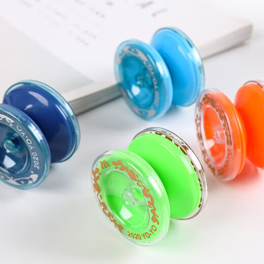 Yo-yo plastique mini dessin animé yo-yo maternelle cadeau puzzle yo-yo yo-yo toys's toys yo-yo 1-orange