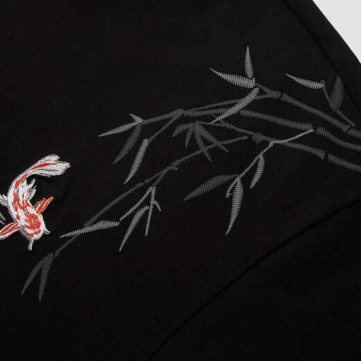 森马（Semir）短袖T恤男新中式国风刺绣2025夏季凉感上衣半袖宽松109325100127