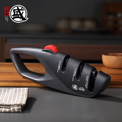 Sanbonsheng imported knife sharpener from Japan, household high-precision kitchen knife sharpening, quick sharpening tool, scissors grinding, adjustable grinding stone, multi-speed knife sharpener, adjustable angle