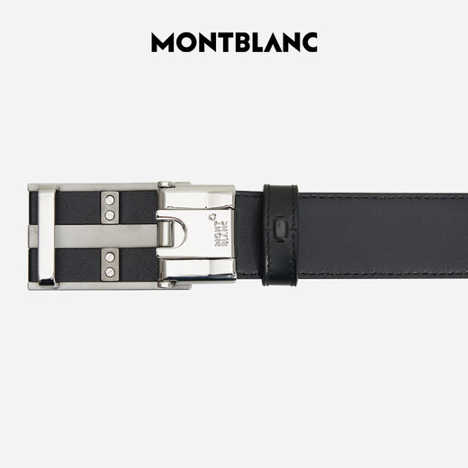 Montblanc Montblanc Cow Plewide Hebilla Automaticle Automático Cinturón de cinturón de un solo lado 3CM 118421 Regalo