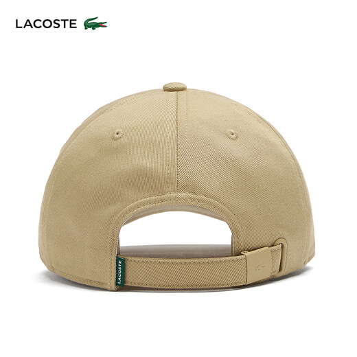 LACOSTE法国鳄鱼男女同款春夏法国制造简约日常刺绣百搭棒球帽|RK9455 02S/奶咖色
