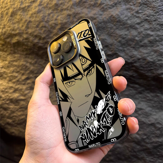 班美萝火影忍者iPhone15Promax手机壳14苹果13带土12佐助11鸣人XR新款镭 IMD-白色-鼬L1105 iPhone13