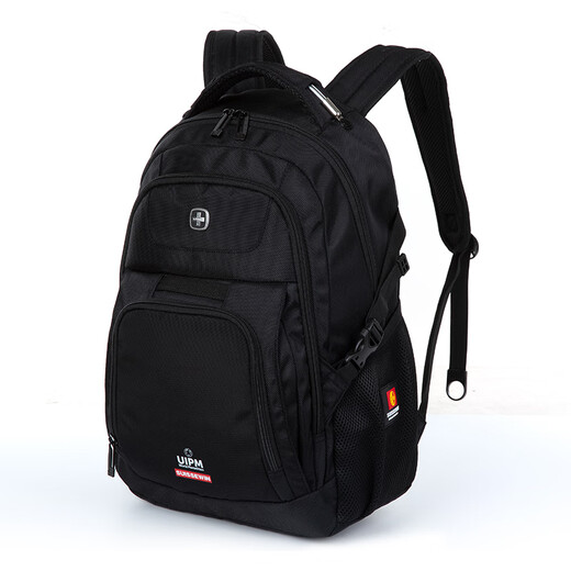 SUISSEWIN Xiangxing Backpack Business Laptop Bag 15.6-inch Large Capacity Water-Repellent Backpack SN9923 Black