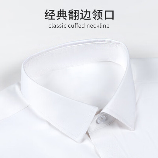 Romon (Romon) [Mulberry Silk Iron] Camisa de manga corta para hombres camisa blanca camisa delgada