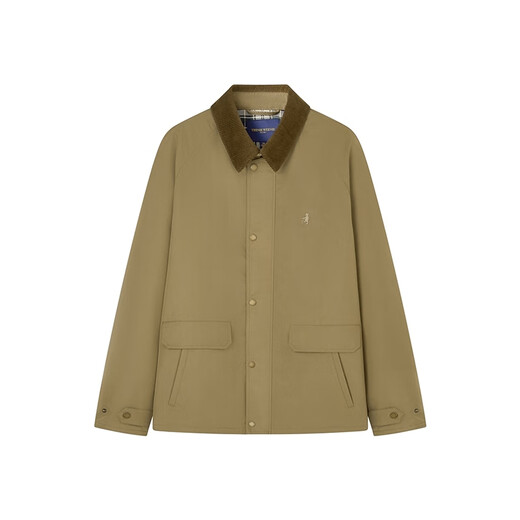 Teenie Weenie Bear Men's Simple Jacket 2025 Autumn and Winter New Casual Retro Fashion Trend Jacket Dark Khaki L