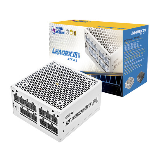 Super Flower Zhenhua ATX3.1 Alimentation Classée 750W LeadEx Proa750W Alimentation de l'ordinateur Interface Blind Plug Interface Gold Mode Full Mode / Prise en charge de la carte graphique 5070