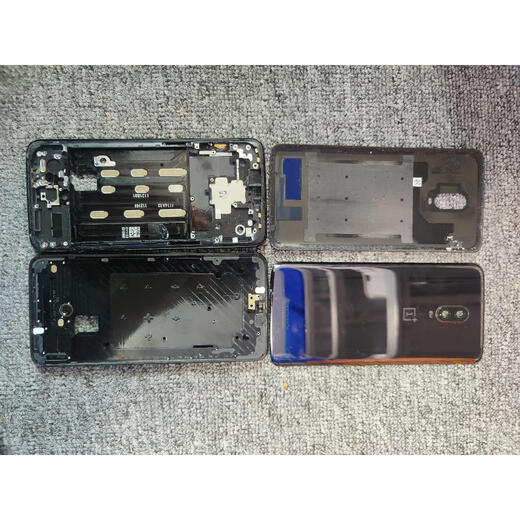 I is suitable for OnePlus 7pro original disassembly back cover 1+7t middle frame 1+7 battery cover OnePlus 6t rear glass 1+6 card tray OnePlus 6 black middle frame shell
