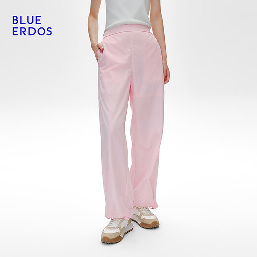 
BLUE ERDOS sunscreen pants for women 25 spring and summer new casual drawstring ties sporty style work pants for women B255M1048 Sakura Powder M (165)