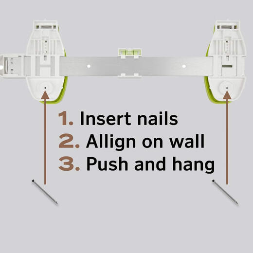 National Hardware Art Tools Easily Install Pin Size Bubble Level Aluminum