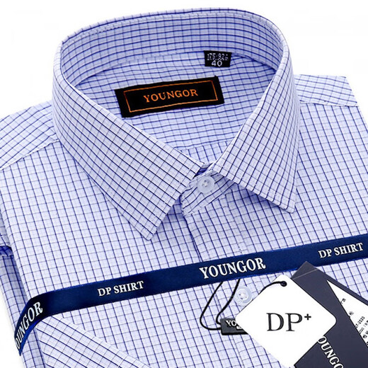 CHIRME DE MENSE DE YAGEOL MENDE MENS COTON COTON PURT COTTON PLaid Plaid Business d'âge moyen