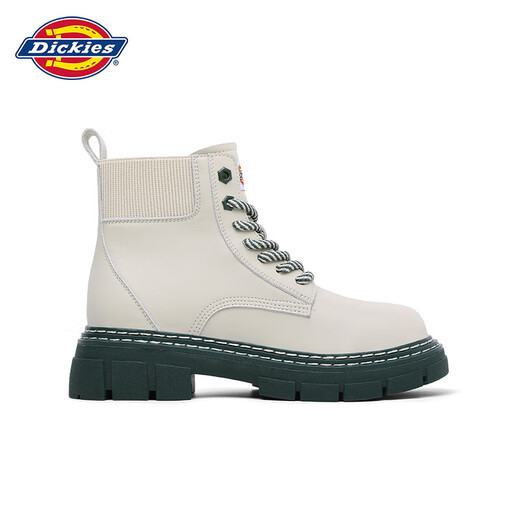 Dickies Bottes Martin Fomes à la mode Boots de travail polyvalent haut de gamme Bottes de femmes Bottes Beige 36