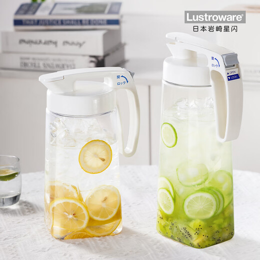 Lustro ware originally imported from Japan Iwasaki cold kettle household large capacity high and low temperature resistant sealed leak-proof cold kettle made in Japan cold kettle 1.6L single pack