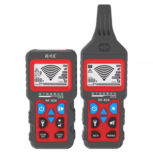 Smart Ratten NF-826 Draht Jagdmesser Multifunktional 220 V Elektriker Drahtmesser Huntmesser Starker elektrischer Draht-Jagd-Erkennungsausbruchspunkt Line Kreuzfahrtmessgerät 826 Einzelsender