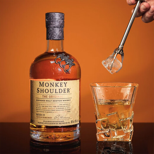 三只猴子（Monkey Shoulder）700ml原装进口洋酒 调和纯麦苏格兰威士忌 进口洋酒 宝树行