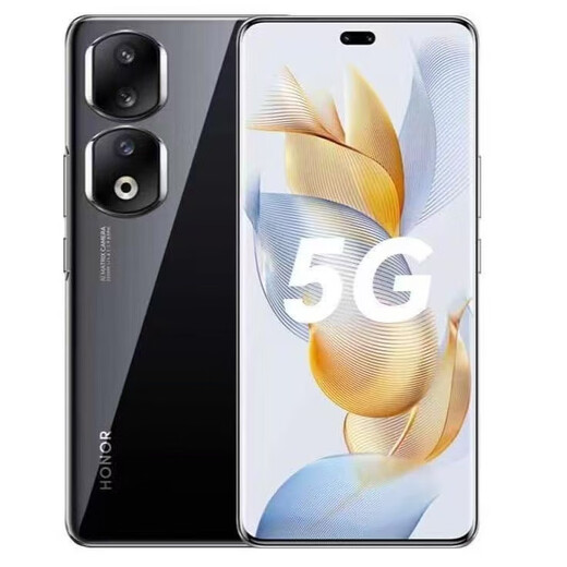 Honor 90Pro 200 million pixels ultra-clear camera dimmable eye protection screen 5000mAh thin and light full Netcom 5G mobile phone black 16+512Gb