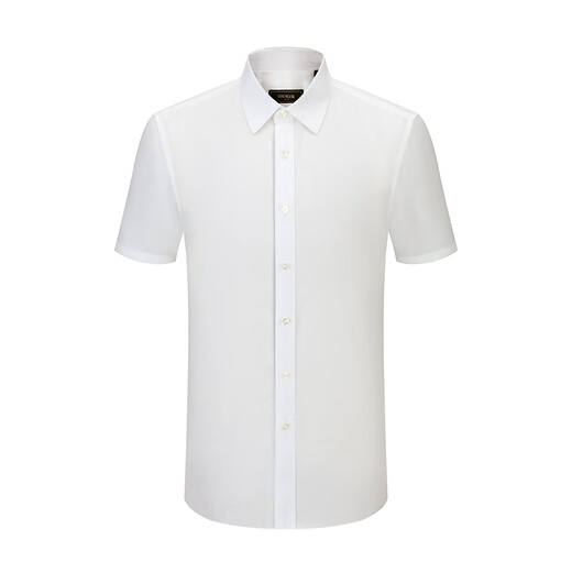 
Yager shirt men 2025 summer youth men casual formal short-sleeved shirt white 41