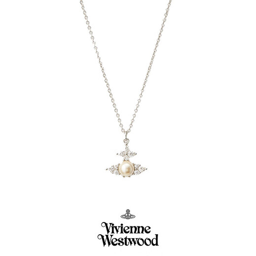 Vivienne Westwood (Vivienne Westwood) Queen Mother Necklace for Women Authentic FEODORA Pearl Necklace for Girlfriend Birthday Gift for Women