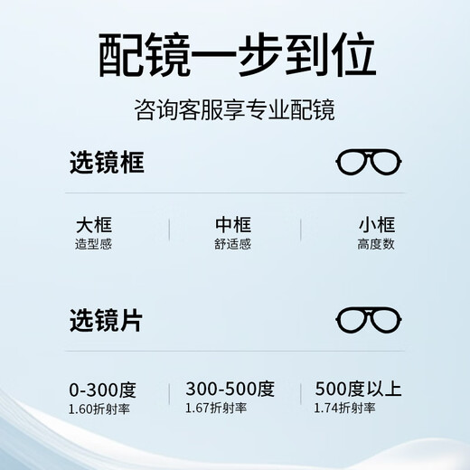 PUAUS High Myopia Lunes Ultra-Thin Thin Men's Pure Titanium peut être adaptée à un changement de couleur, à la lumière anti-bleue, aux rayonnements, à un petit visage, à un artefact non en face 795 Frame + 15 980 NOUVELLE LURS ANTI-BLUE LUME