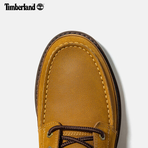 Timberland Chaussures officielles pour hommes Mid-Top Boots Outdoor Outdoor Business Commutant Comfort Leather A698F A698F754 / Wheat Color 44.5