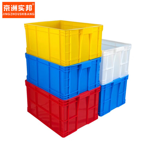 
Jingzhou Shibang Plastic Turnover Box Basket Logistics Turnover Basket [Blue 400*300*148] (Transfer time 5-7 days) JZ-1050
