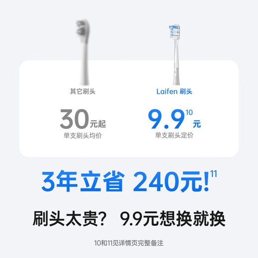 Laifen Sweeping Vibration Electric Toothbrush Couple Dual Pack Laifen Deep Cleaning Gum Protection Toothbrush Couple Send Boyfriend/Girlfriend Birthday Gift ABS White + Pink