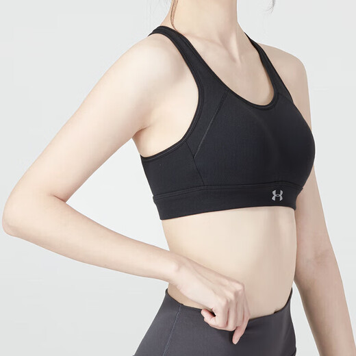 UNDER ARMOUR Women's Sports Bra New Bra Fitness Yoga Pilates Vest Training Running Bra Cycling Bra 1373859-001 XS