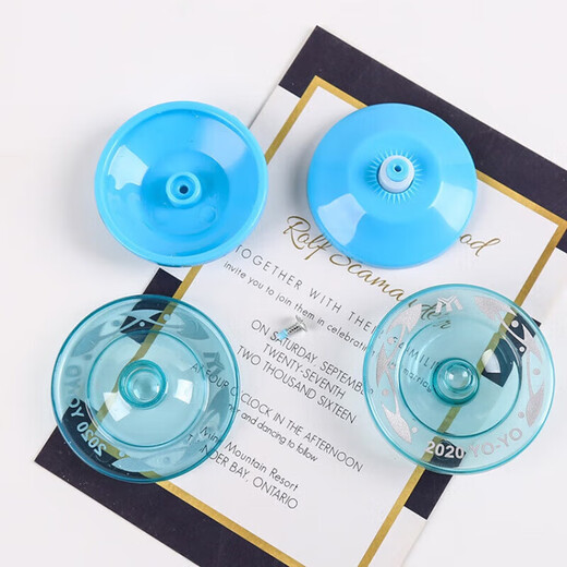 Yo-yo plastique mini dessin animé yo-yo maternelle cadeau puzzle yo-yo yo-yo toys's toys yo-yo 1-orange
