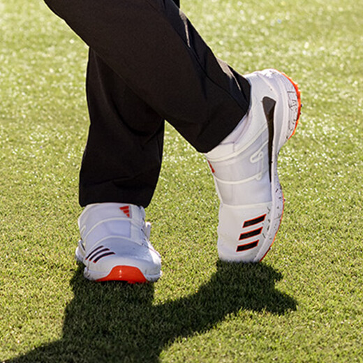 阿迪达斯 （adidas）阿迪达斯高尔夫球鞋男新品ZG BOA专业时尚舒适运动男鞋 荧光红GY9716【建议拍大一码】 43 码