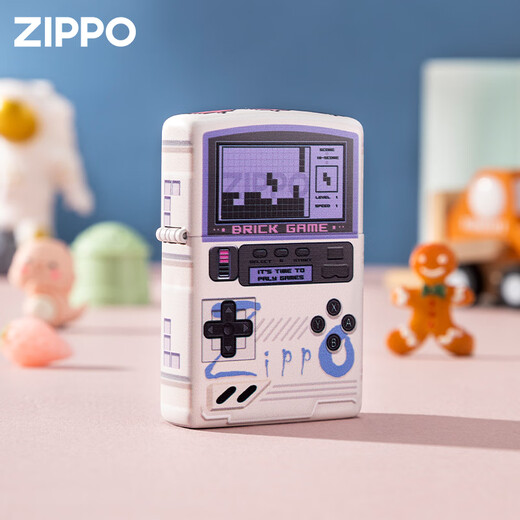 ZIPPO EDGE Zhibao lighter Color printing square game machine zpoo windproof zppo kerosene lighter Square game machine [stand-alone oil-free] DY9902CY