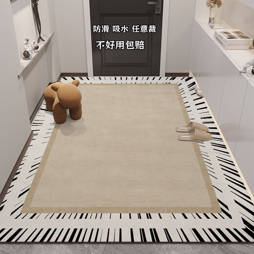 客厅门口入户地垫好打理的垫子高端进门脚垫防滑门垫耐脏玄关厨房 TPR-3892 200cm*300cm