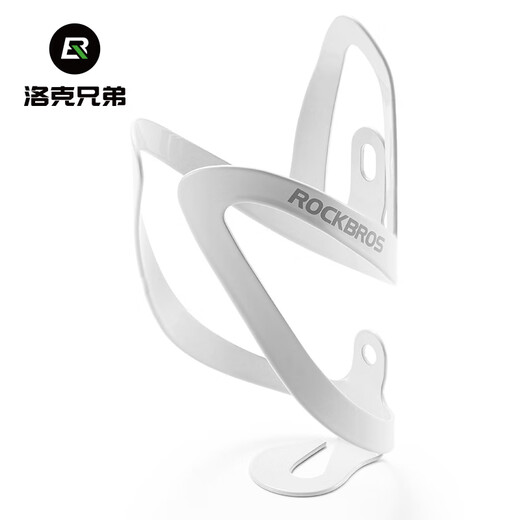 Rock Brothers Bicycle Water Bottle Rack Mountain Road Bike Folding Bike Aluminum Water Cup Rack Cycling Equipment Accessories Ceramic White