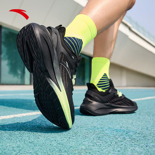 ANTA Stinger 5th Generation丨Cushioning and Rebound Professional Running Shoes Men's Grip Non-Slip Mesh Breathable and Wear-Resistant Sports Shoes
