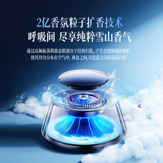 Yifa Car Aromatherapy Car Perfume Long-lasting Fragrance 2025 New High-end Fragrance Atomizer Ornament for Men and Women AI Smart Model Top of the Snow Mountain + Everest Cedar